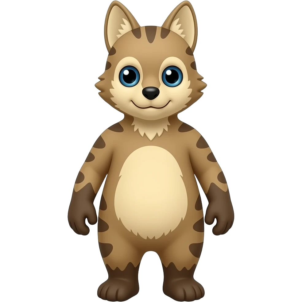 Civet-Maned-Wolf-Cungi-Bungi-Unga-Bunga-Teletubby-Vernid-Trico-Fakémon-hybrid emoji