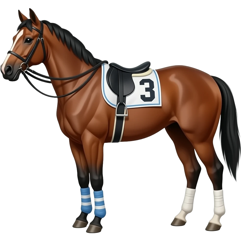 Kentucky Derby horse emoji