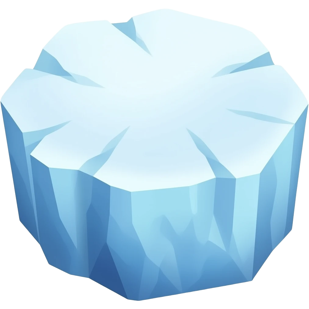iceberg from top view emoji