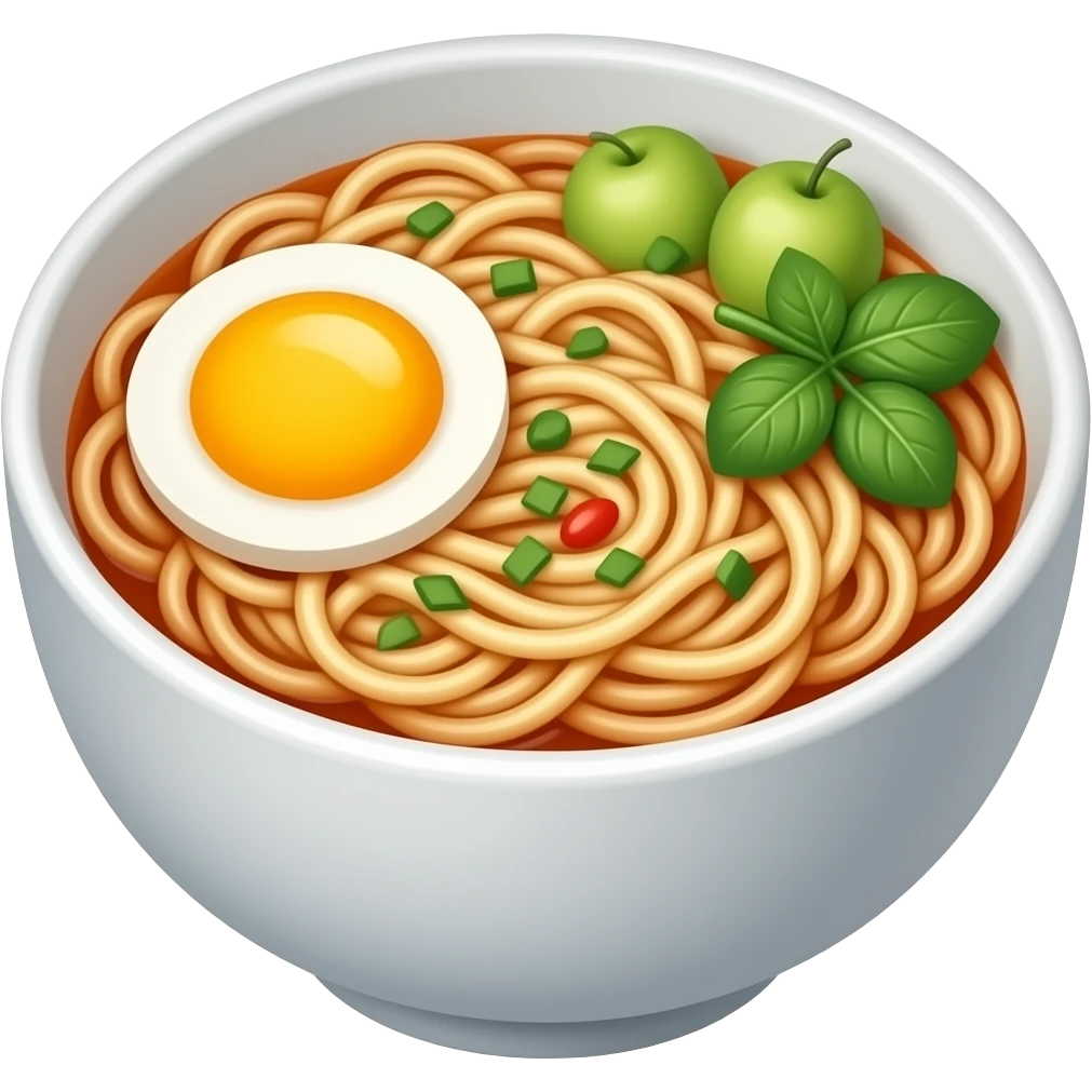 Buldak noodle bowl emoji