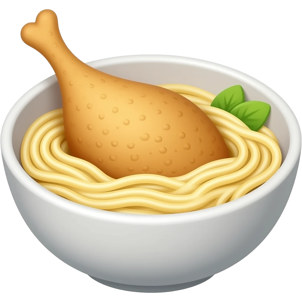 Chicken Noodle Bowl emoji