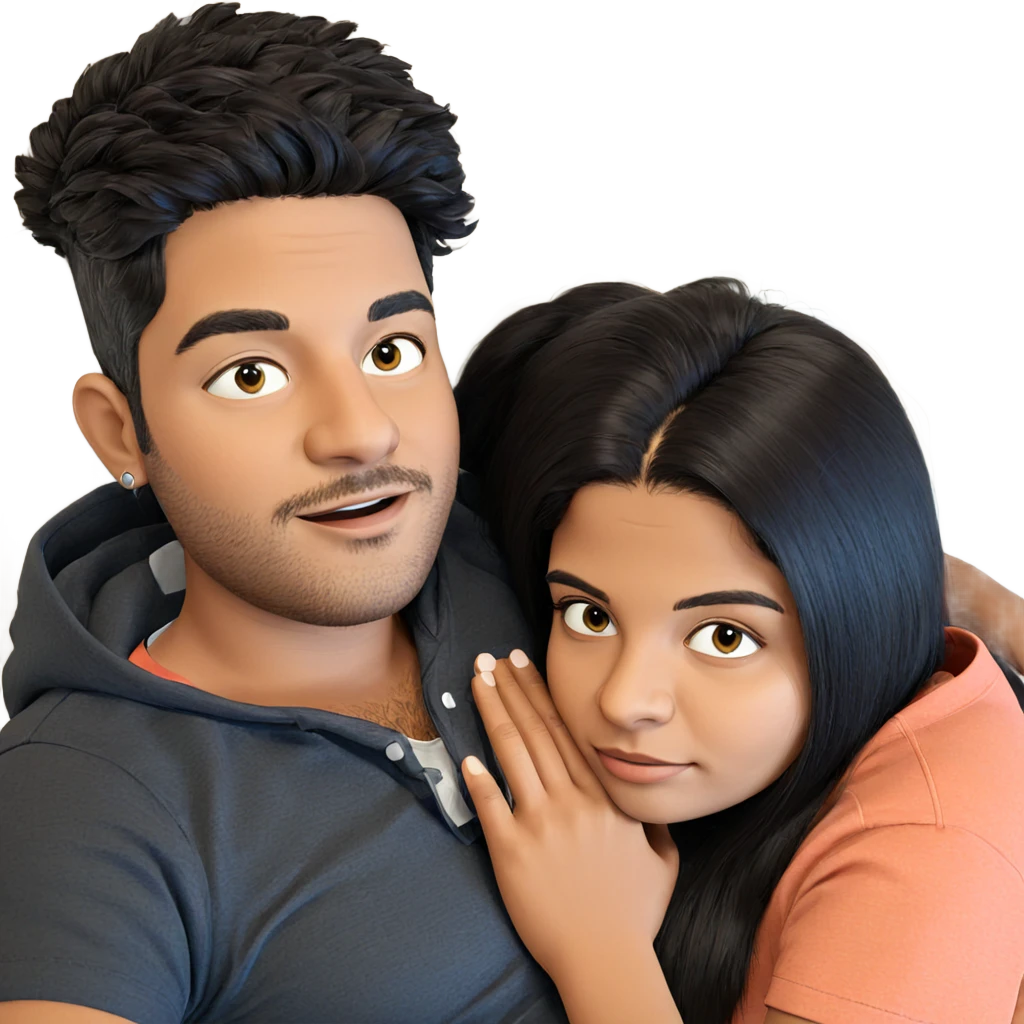 couple lounging on a pillow emoji