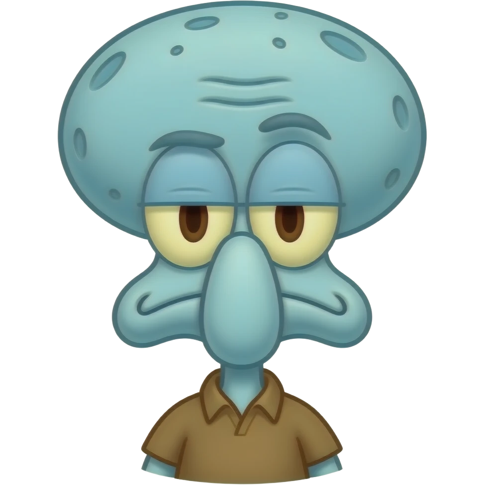 Squidward emoji