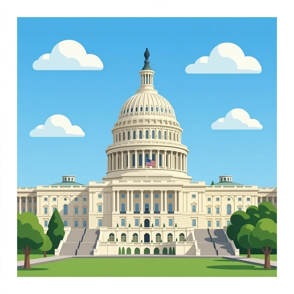 The US Capitol Building emoji