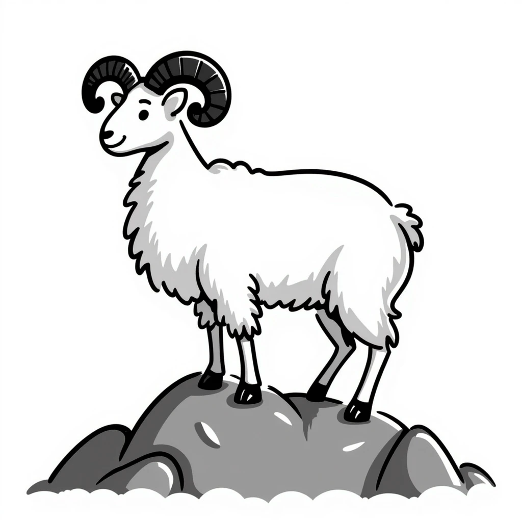 Dall sheep emoji
