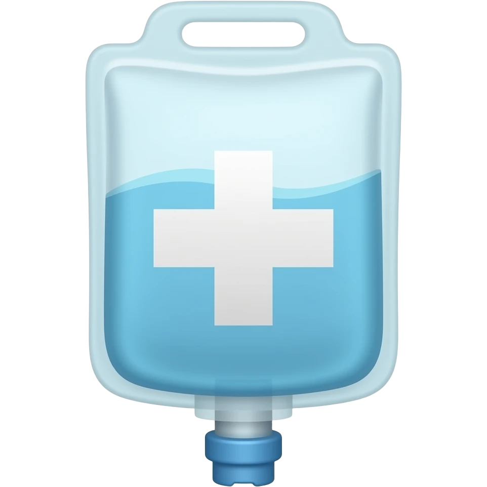 medical IV bag emoji