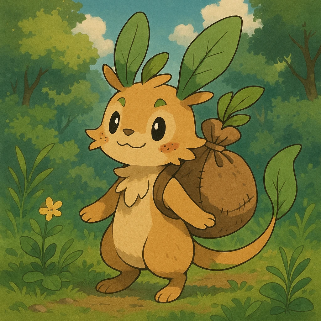 "Bagbean" (an open creature species by GriffSnuff) emoji