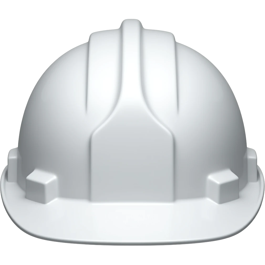 White hard hat emoji