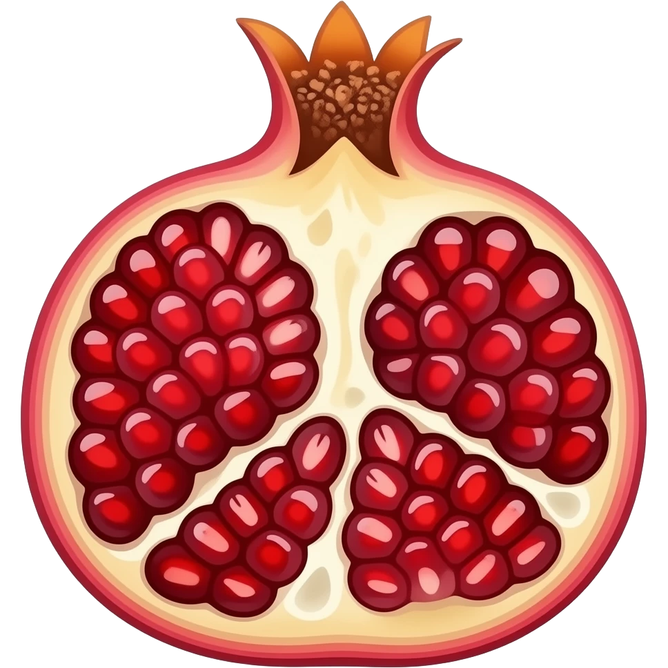 Pomegranate piccole dimensioni emoji