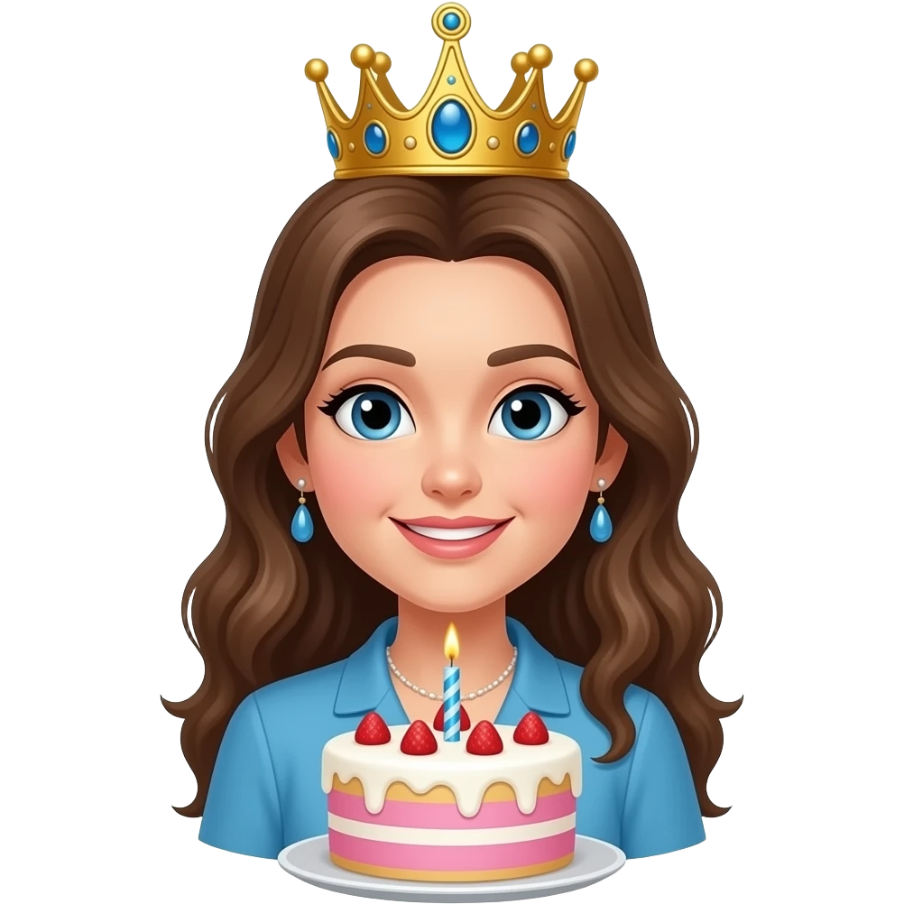 𝐁𝐢𝐫𝐭𝐡𝐝𝐚𝐲 𝐪𝐮𝐞𝐞𝐧 𝐰𝐢𝐭𝐡 𝐜𝐚𝐤𝐞 emoji