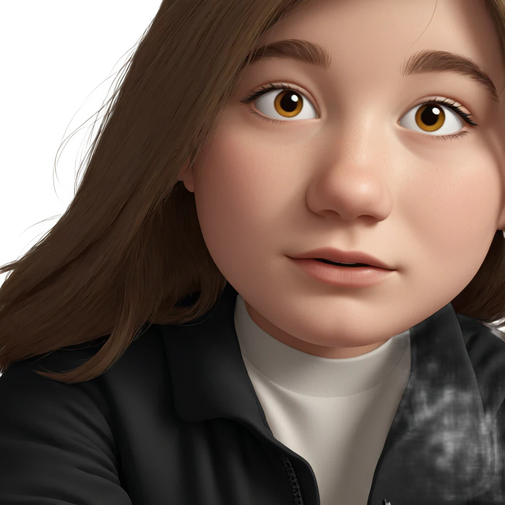 realistic portrait of girl emoji