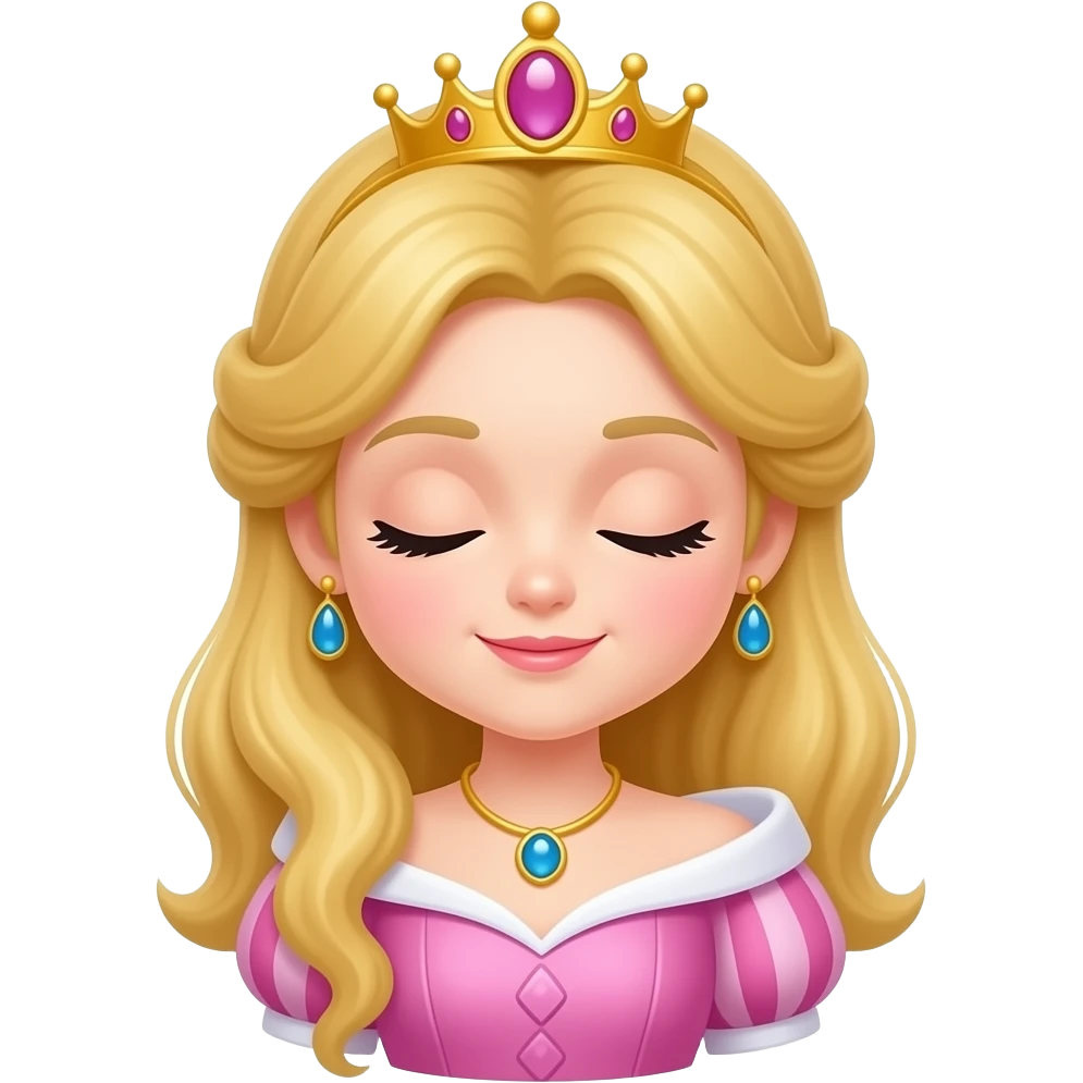 Une princesse qui dort emoji