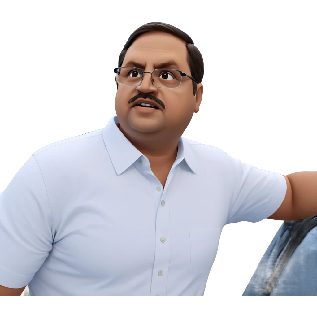 blurry guy in collared shirt emoji