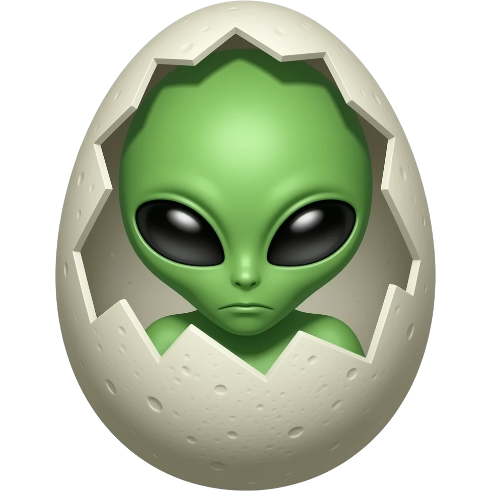 👽in egg emoji