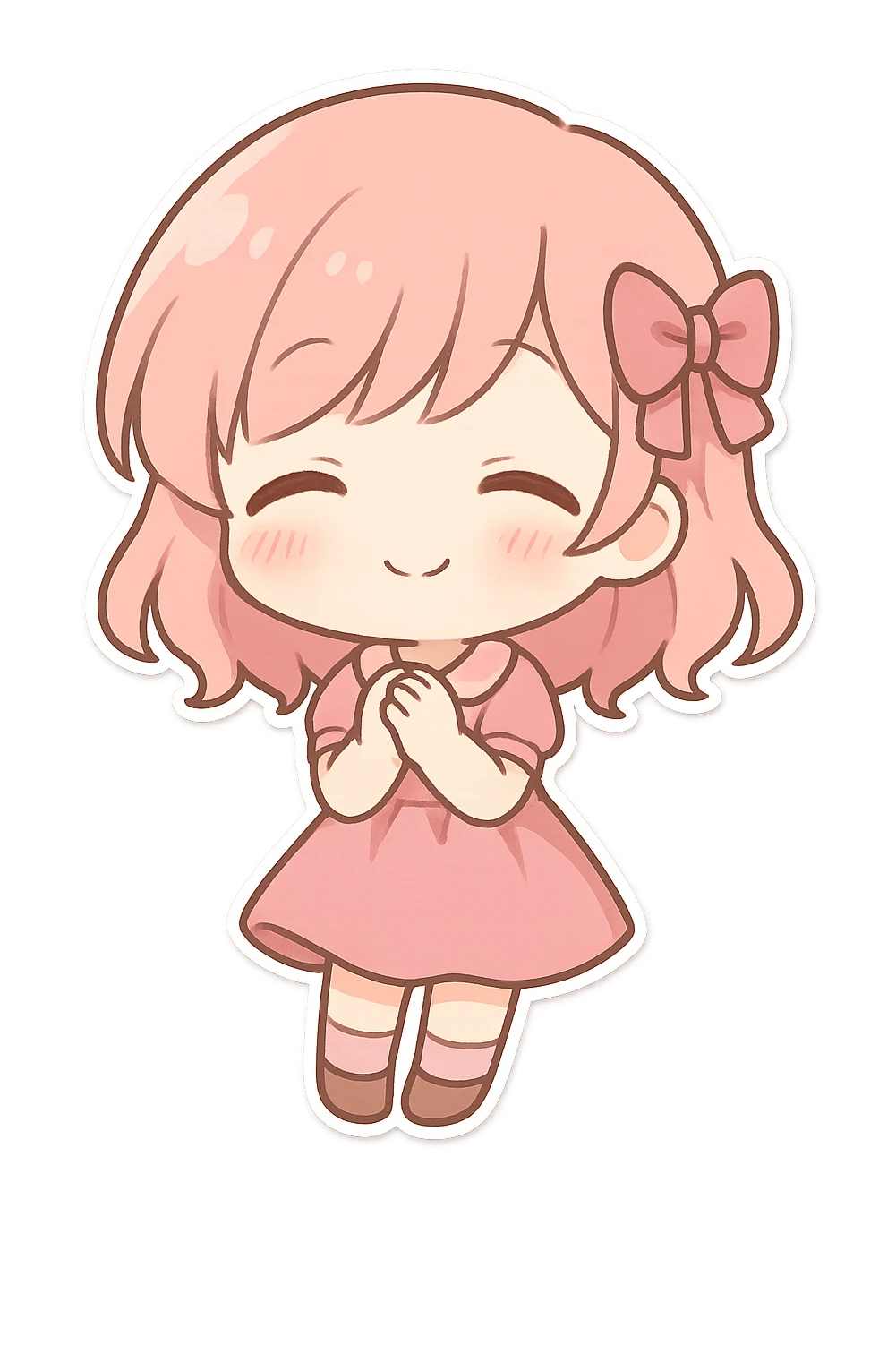 remove background, pink emoji