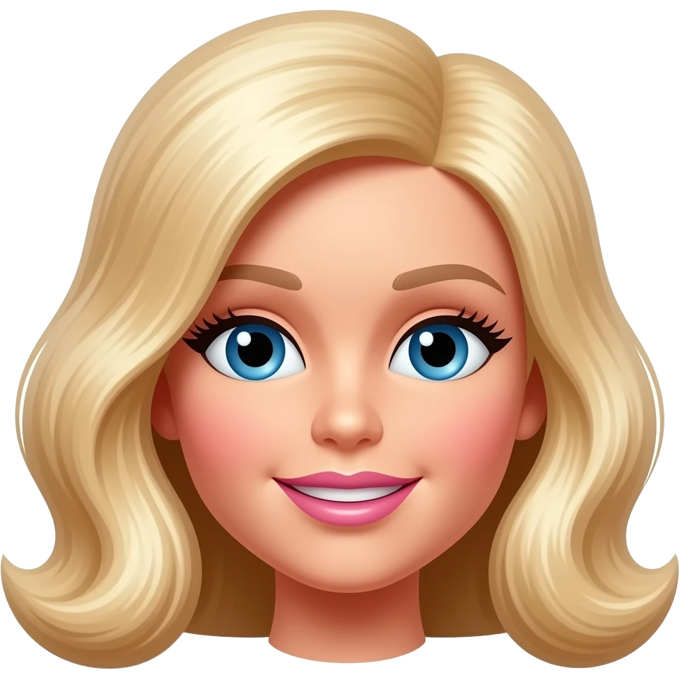 barbie head emoji