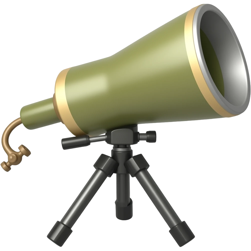 A modern Mortar tube firing with a stand emoji