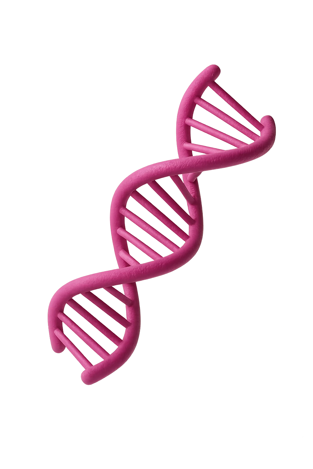 DNA 3D MAGENTA FLUTTUA IN ARIA emoji