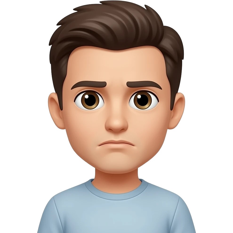 slightly nervous but hopeful emoji