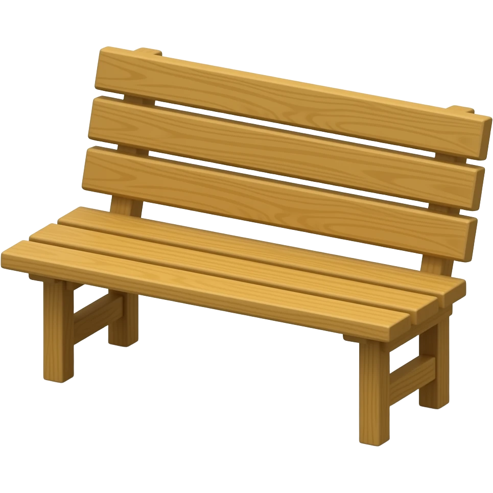 long wooden bench emoji
