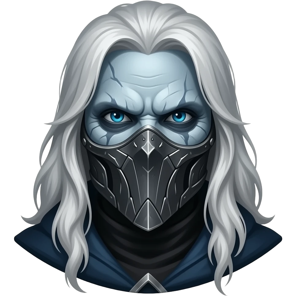 Lich king with his mask emoji