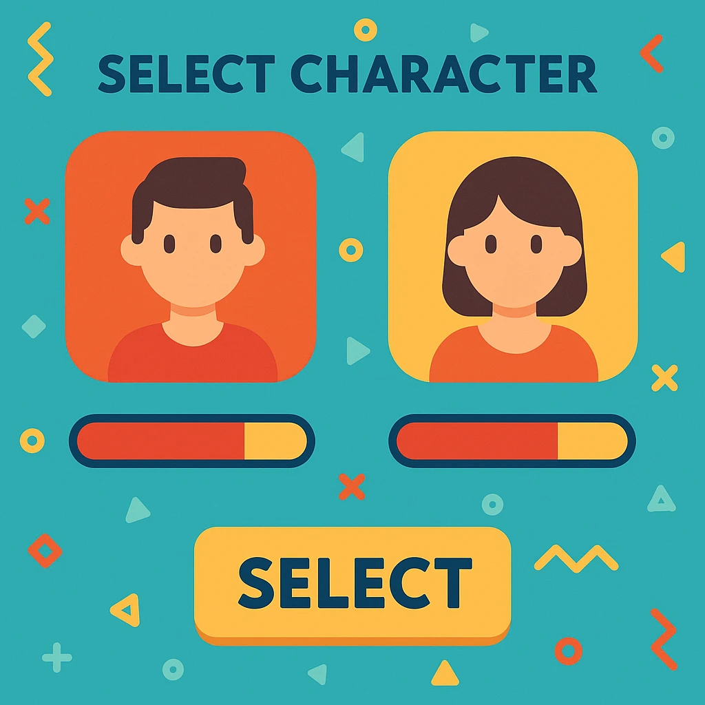 flat design style game emoji