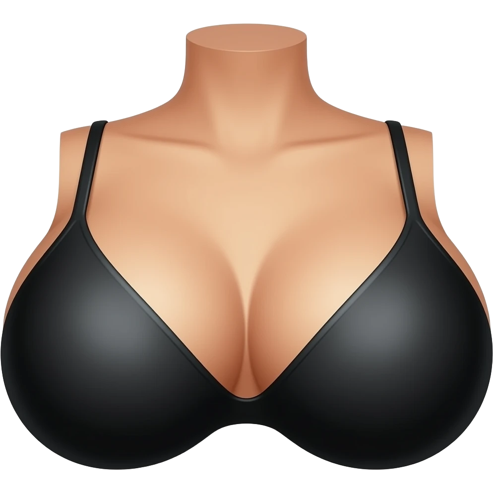 very large black boobs emoji