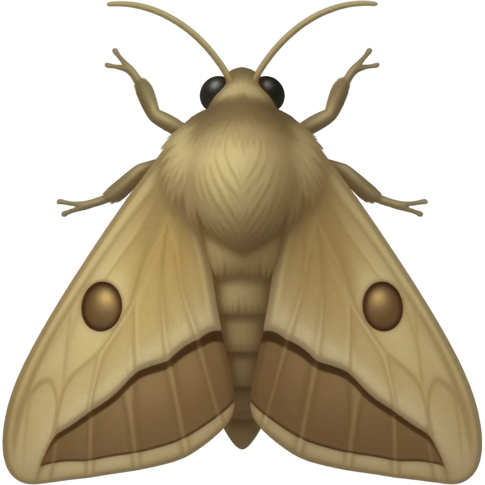 Moth emoji