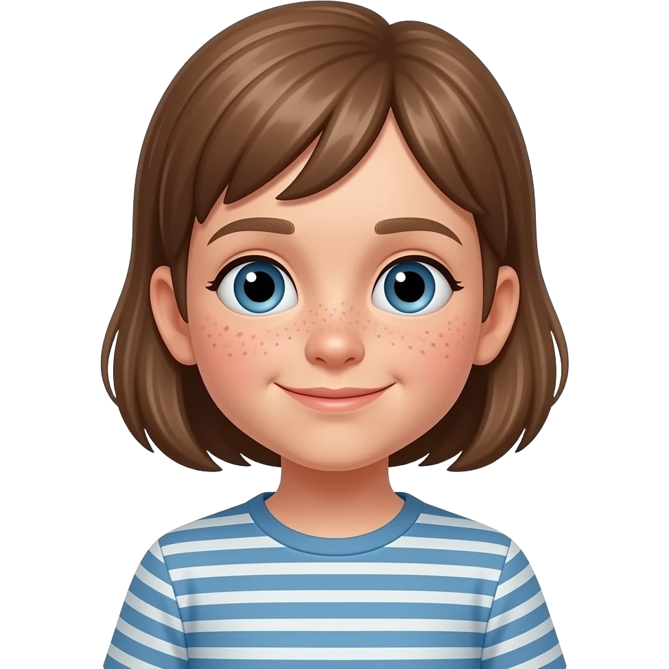 ребенок  с сптчками emoji