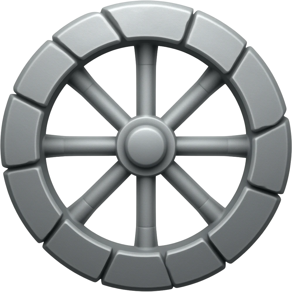 stone wheel emoji