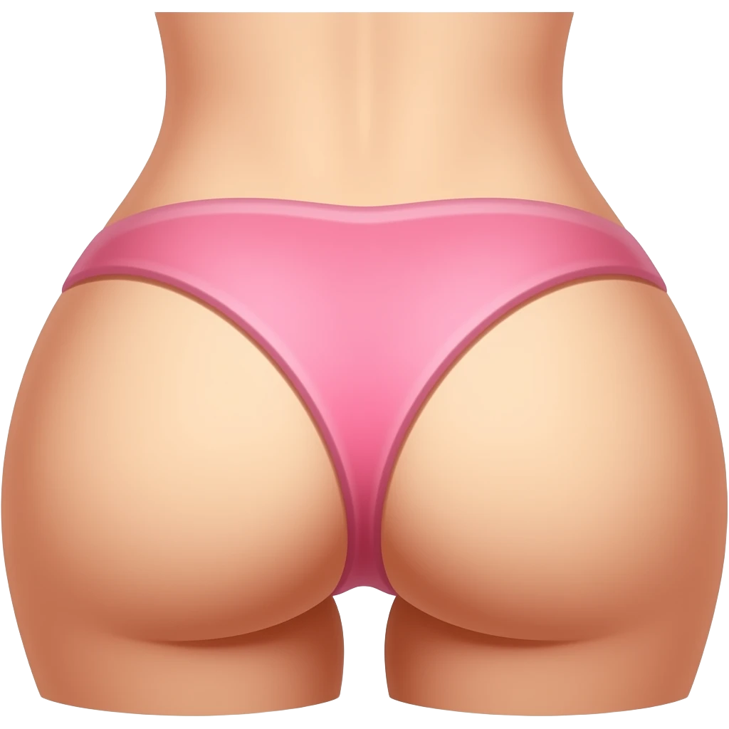 Cake shaped like a woman’s reare emoji