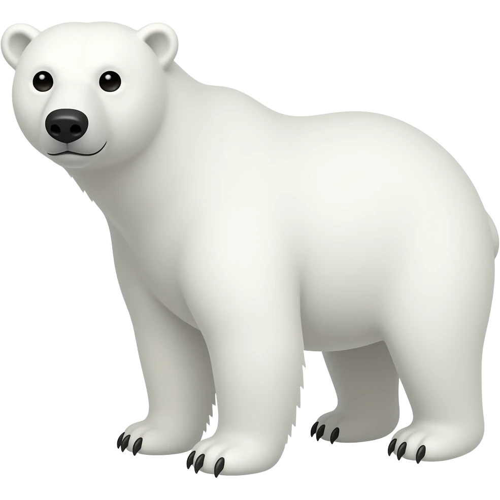 Polar bear emoji