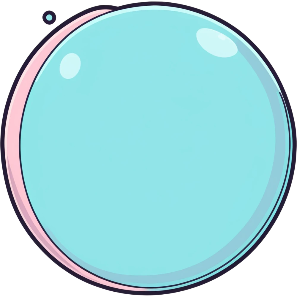 Nice bubble emoji