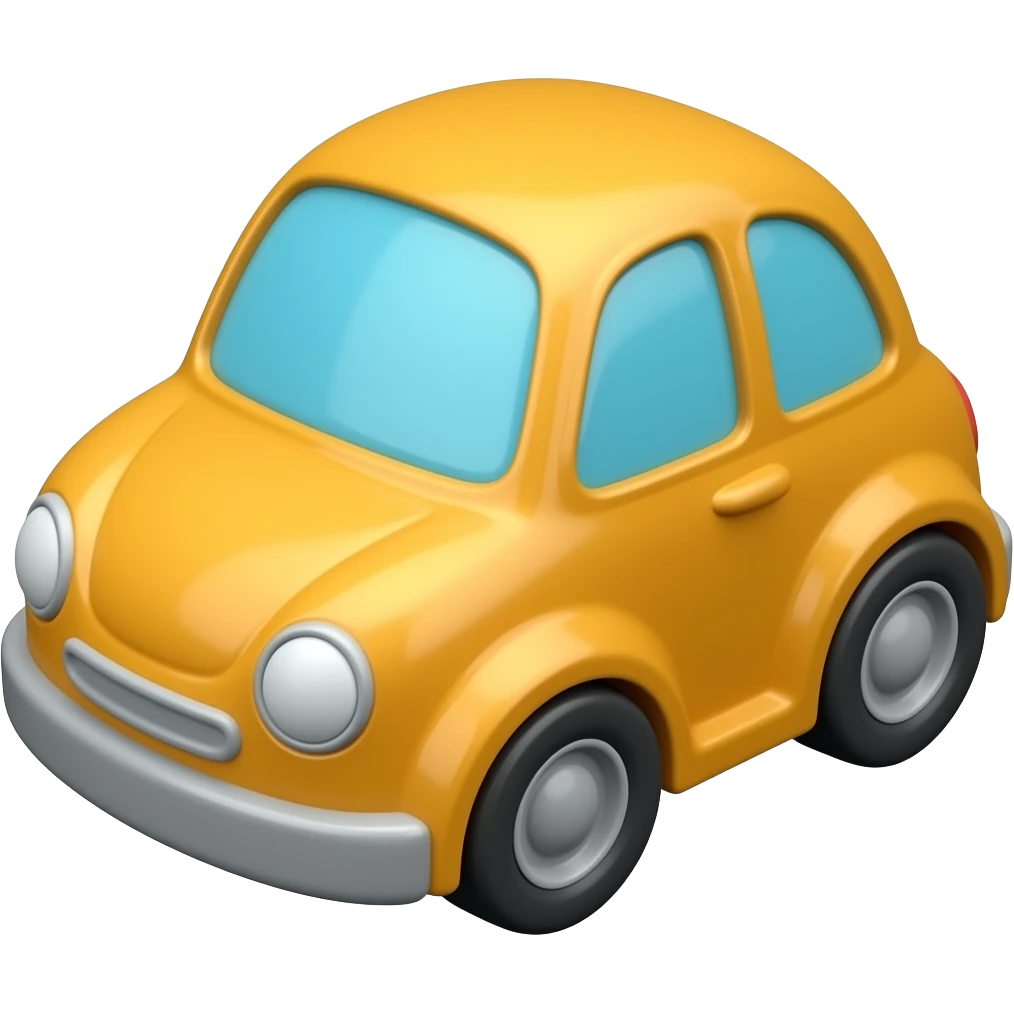 plastic car emoji