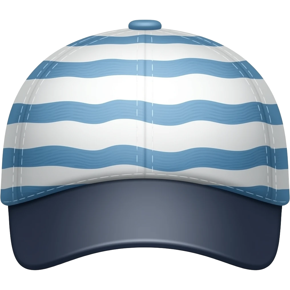 Flat newsy Breton cap emoji