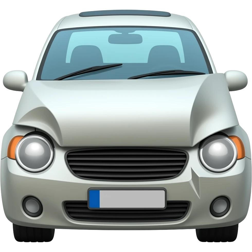 Car crash emoji