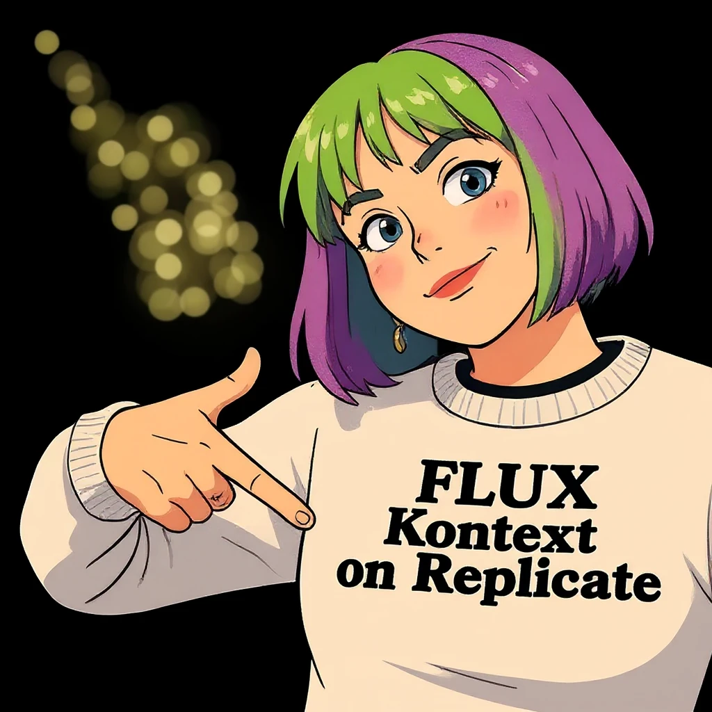 replace replicate to "emojis" and make the background black  emoji