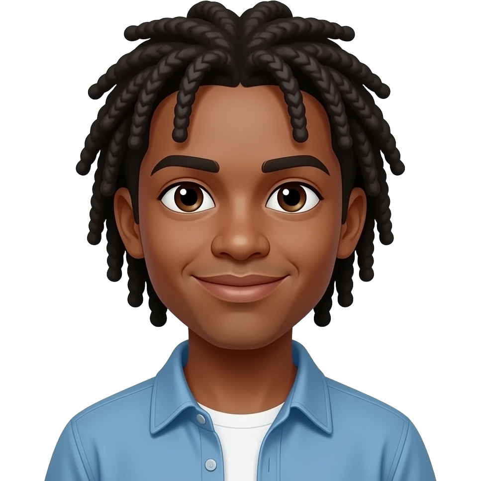 À cap verdian with locks Young emoji