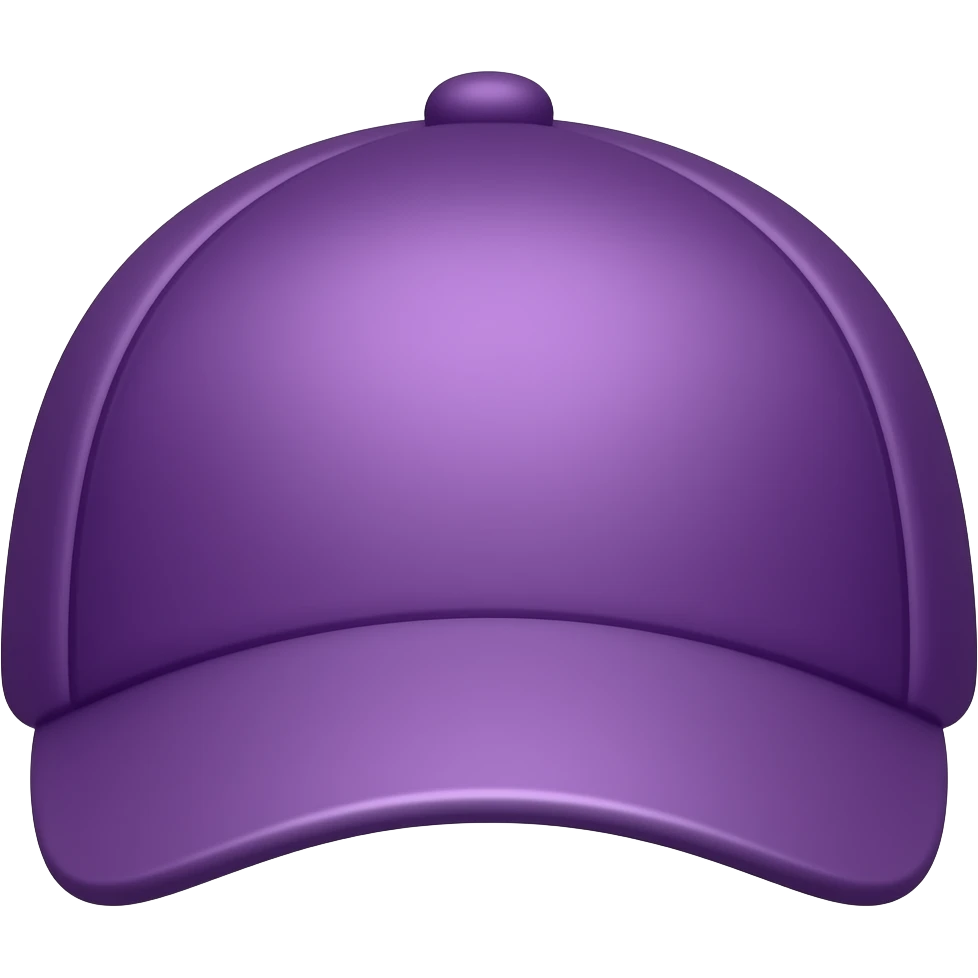 Purple cap emoji