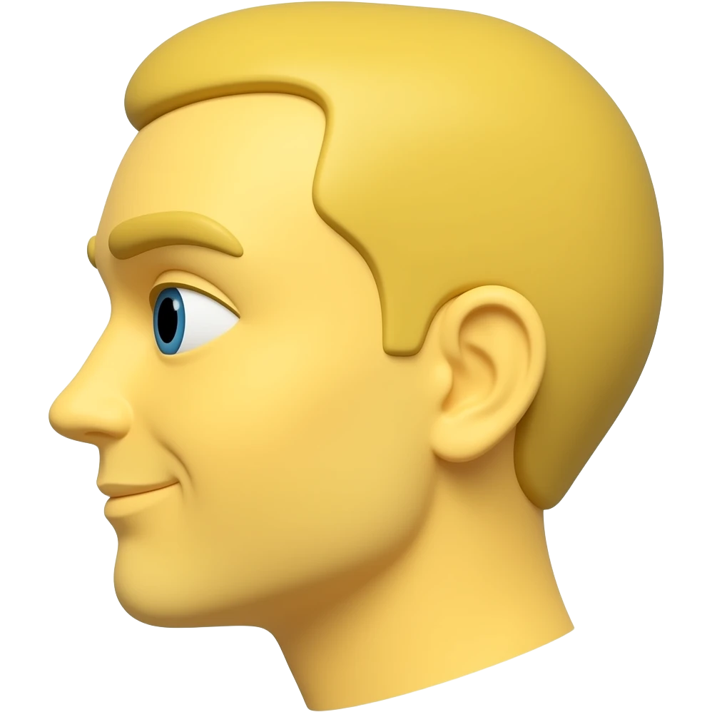 make a emoji face to the side but in yellow emoji emoji