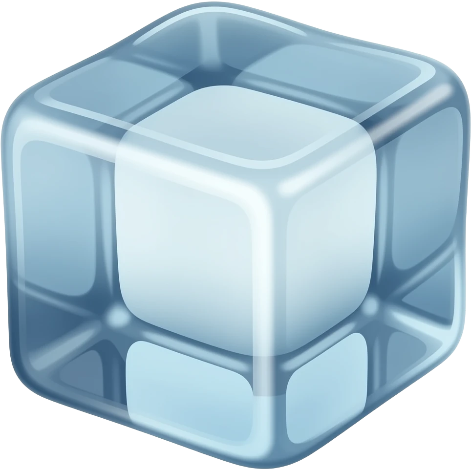 Ice cube emoji