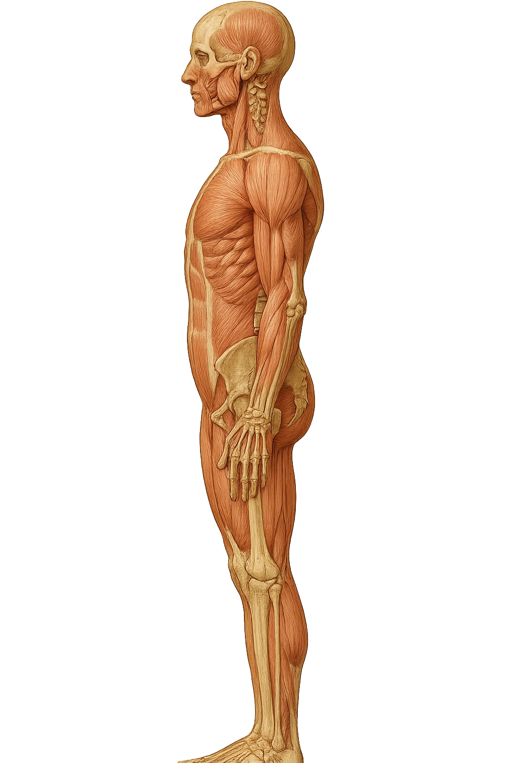 corpo umano anatomico con schiena piatta emoji