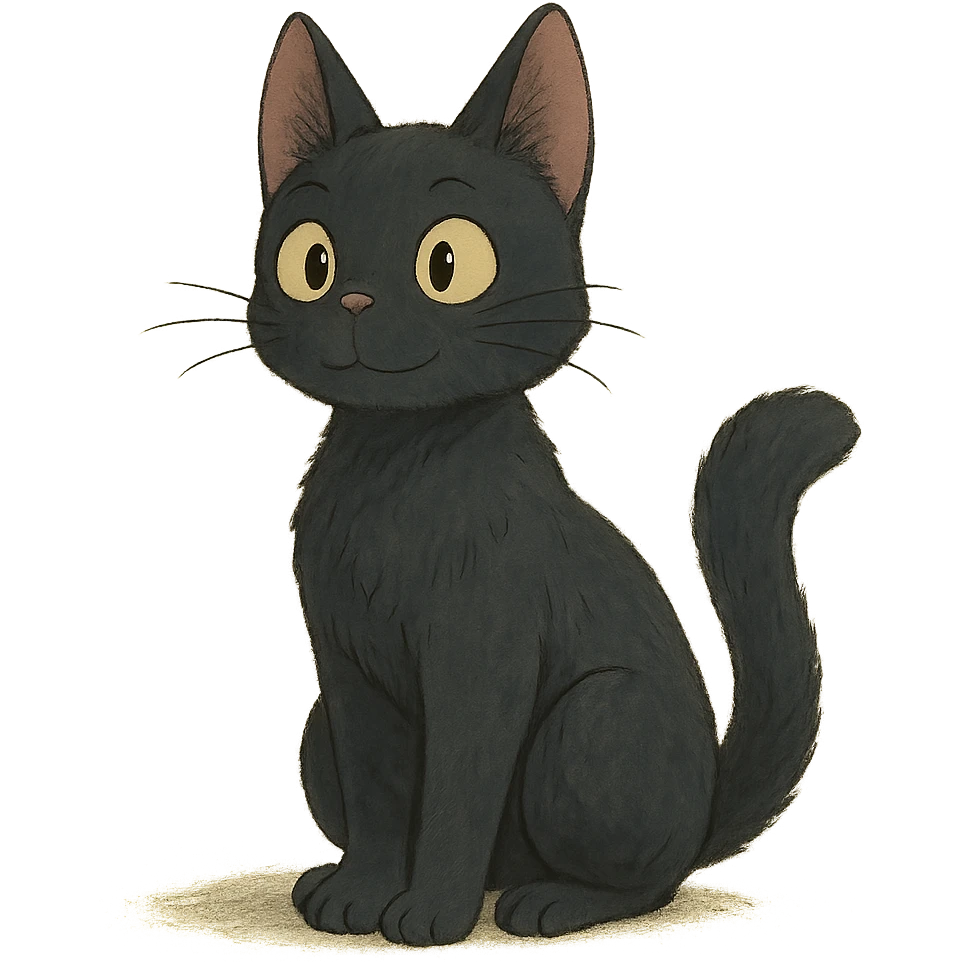 black cat emoji