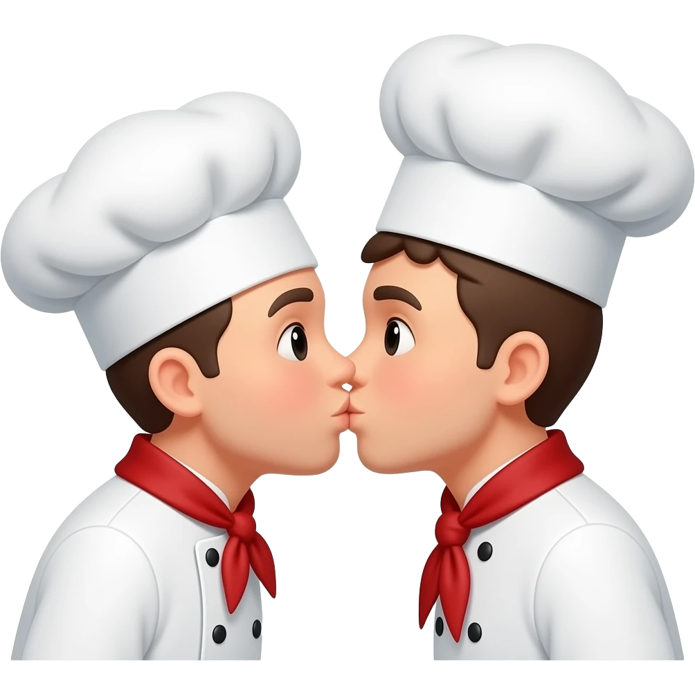 Minimalist chefs kiss emoji emoji