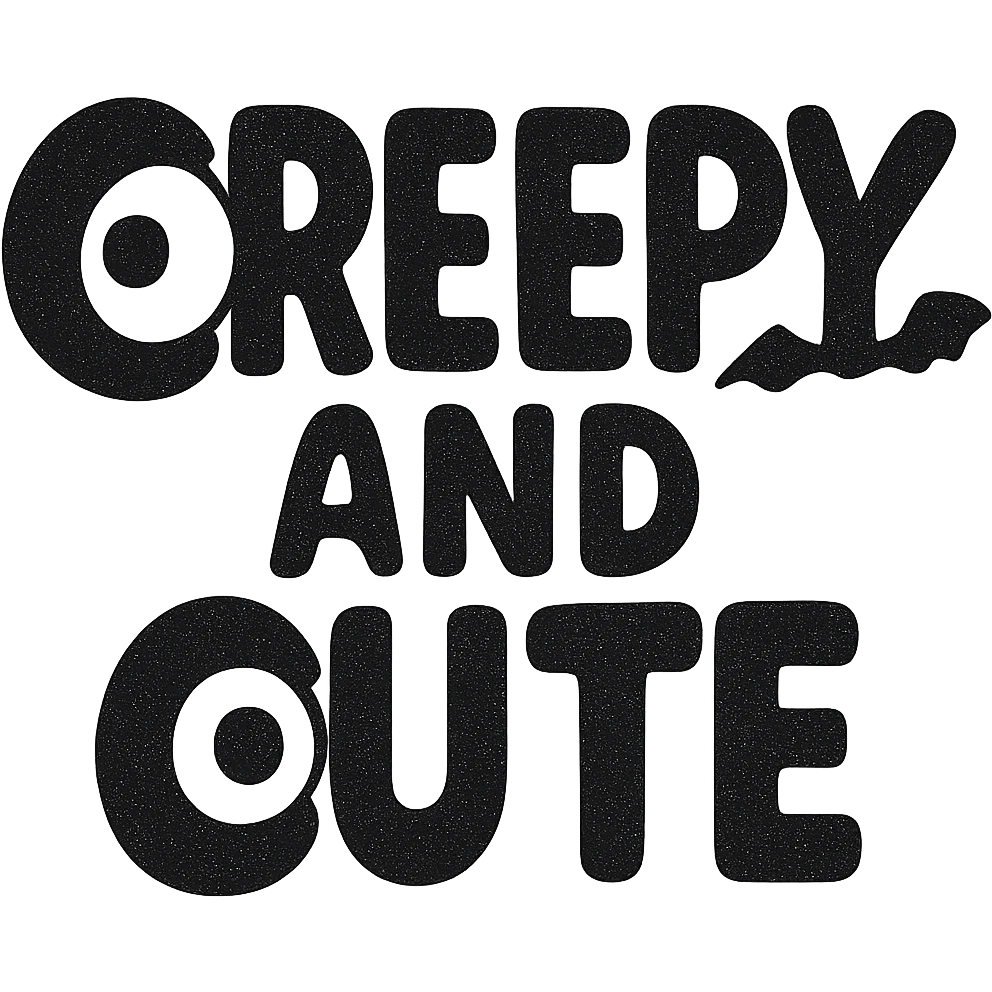 Creepy and cute text emoji