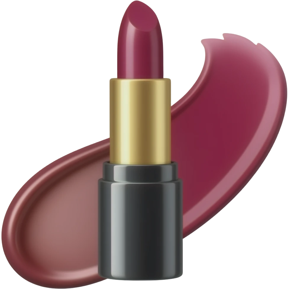 Burgundy lipstick emoji