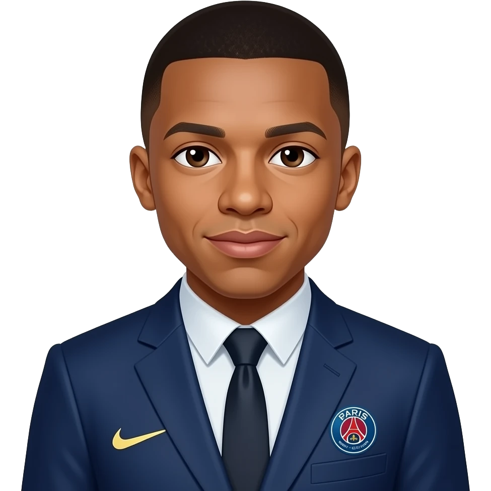 Haz a Mbappe como dictador emoji
