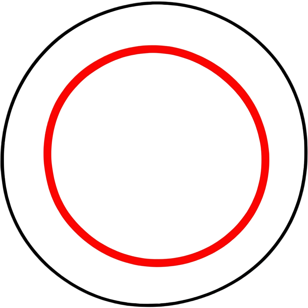 Red ring circle emoji
