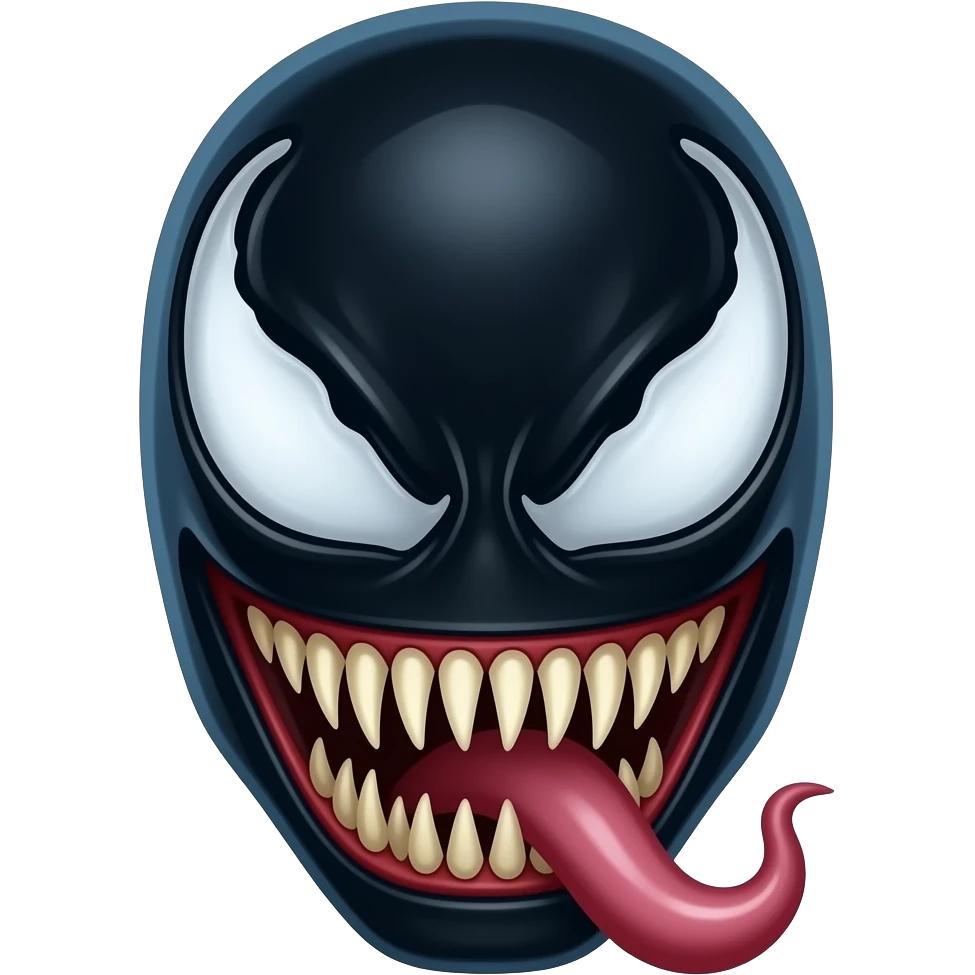 venom faces emoji