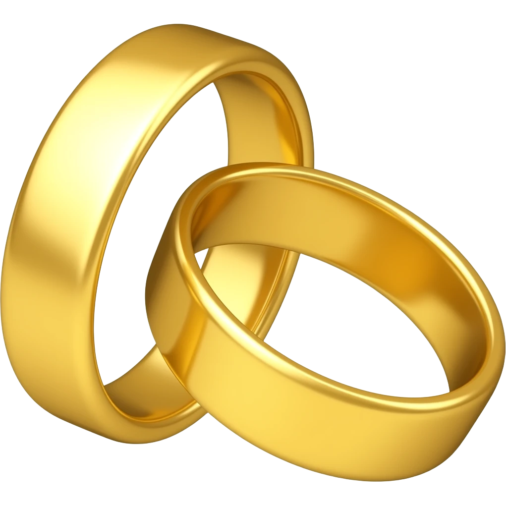 anillos de oro emoji